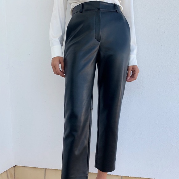 Aritzia “Command” Straight Leg Vegan leather Pant - Picture 3 of 5